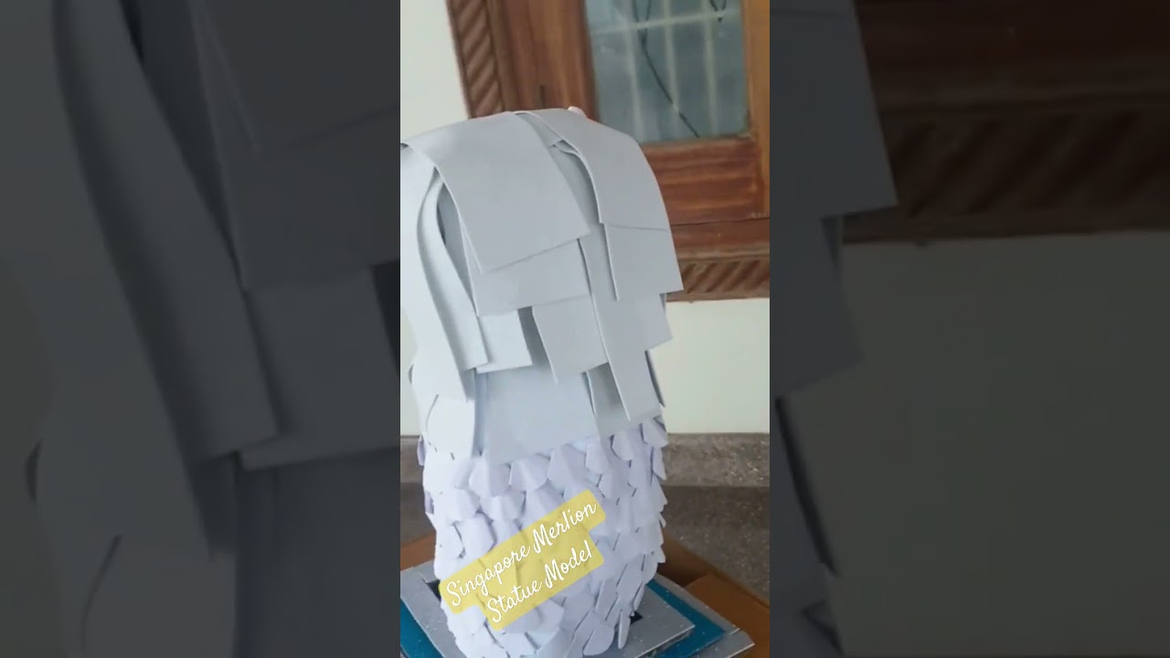 Singapore Merlion Statue model 