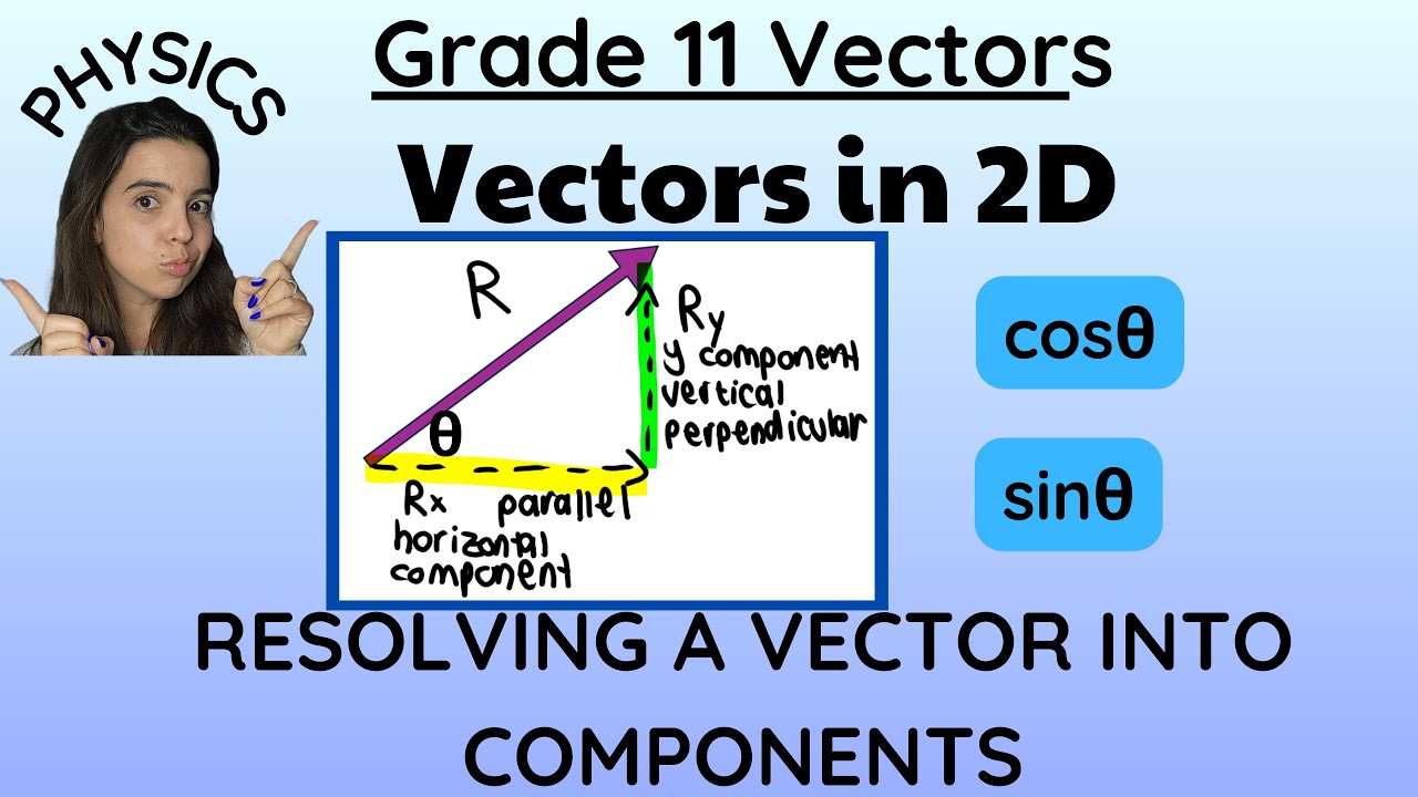 Grade 11 Physics Resolving Vectors into Components Finding the x and y components