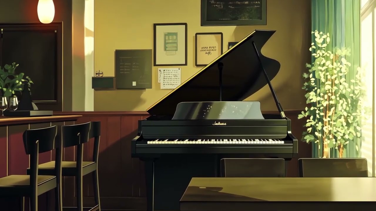 Piano Bar Ambience – Smooth Jazz Lofi for Work – 4 Hours