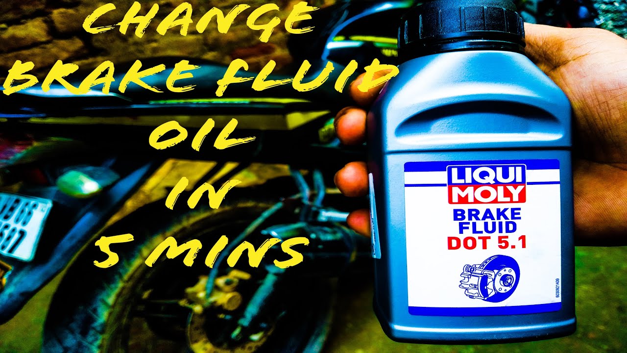 HOW TO BLEED AND REPLACE  BRAKE FLUID (BRAKE OIL) OF YOUR MOTORCYCLE | LIQUI MOLY DOT5.1