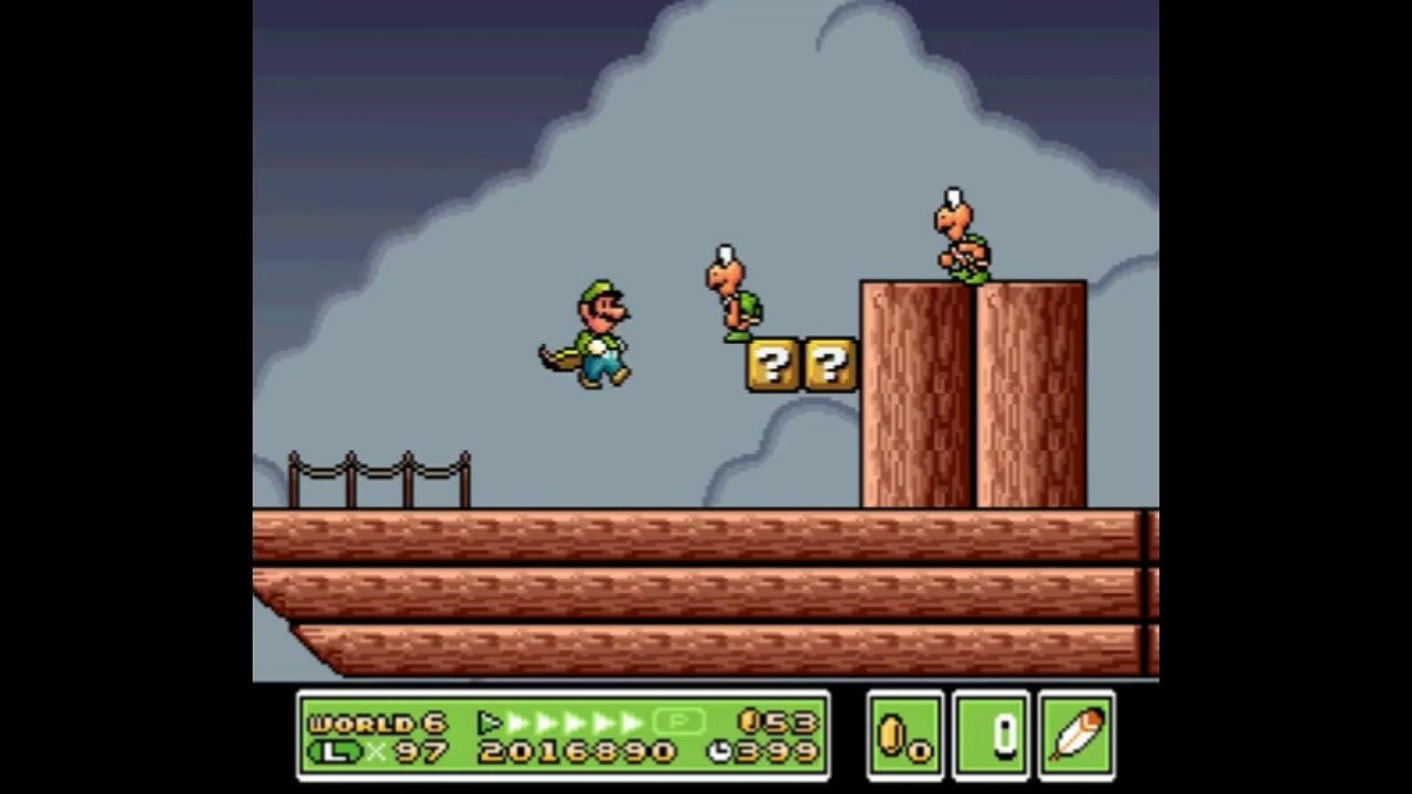 SMW Custom Music - Super Mario Maker - SMW Airship (By lolface)