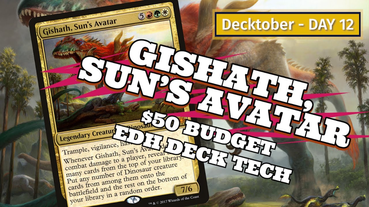 Gishath, Sun's Avatar $50 BUDGET Deck Tech! | DECKTOBER | MTG EDH | Magic The Gathering