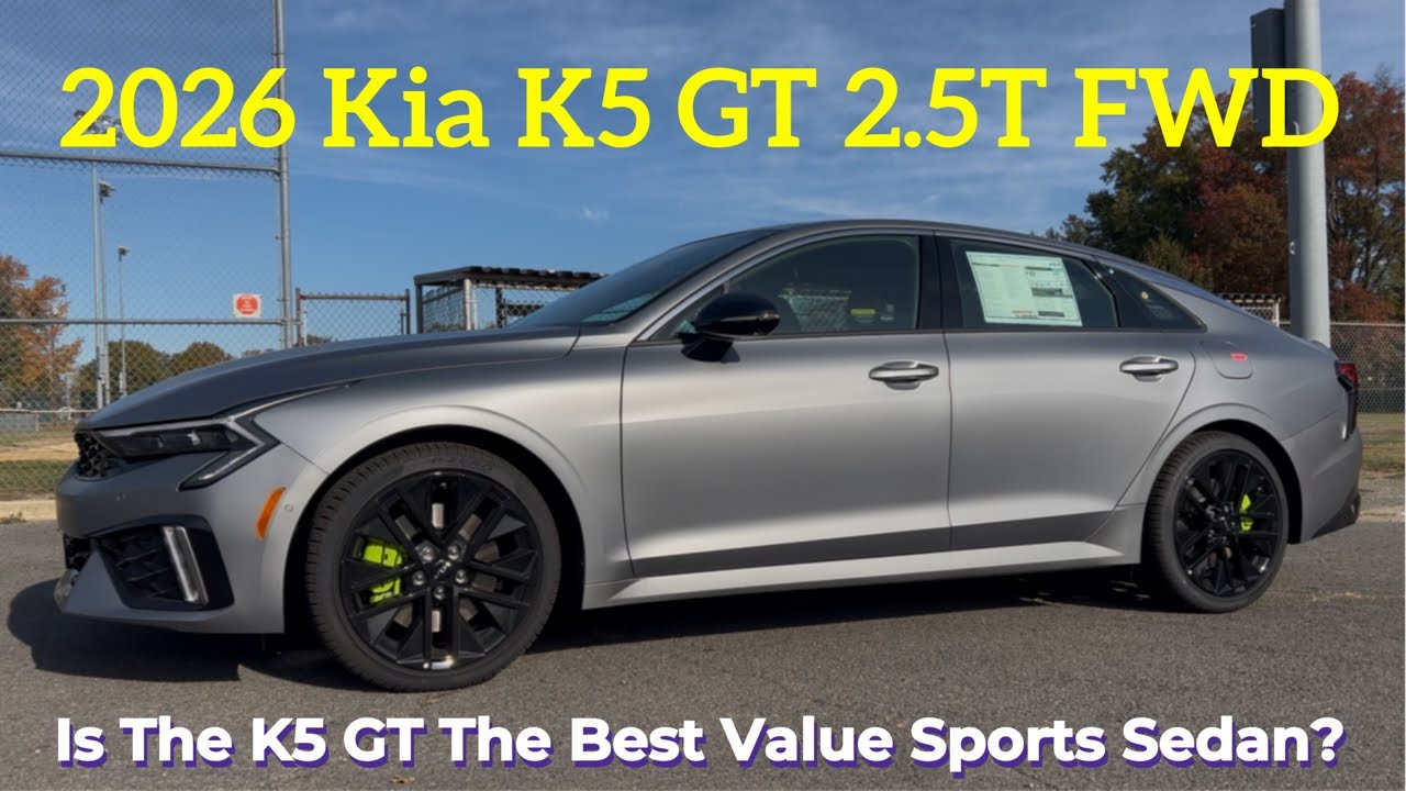 Kia K5 GT 2026 года: является ли K5 GT 2026 года ЛУЧШИМ по соотношению цены и качества среднеразм...