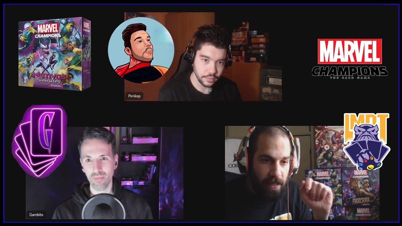 Marvel Champions ⎮ Charla pre motivos siniestros con Gambito y Owen ⎮ Dr. Pirri