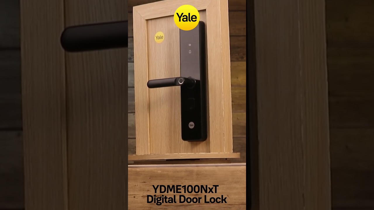 Yale YDME 100Nxt Digital Lock - With fingerprint, RFID, PIN code, Manual Key access #shorts