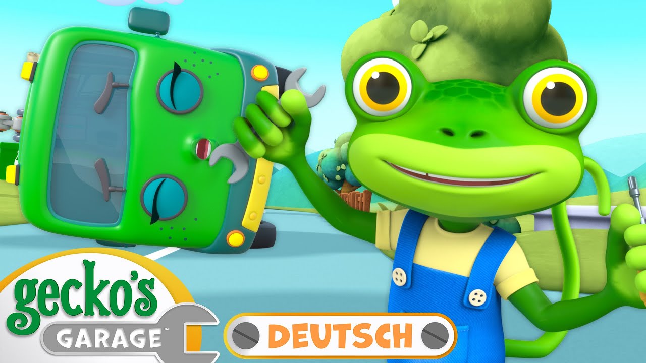 Recycling-Tag mit Reparaturen | 60-minütige Zusammenstellung｜Geckos Garage Deutsch｜LKW für Kinder 🦎
