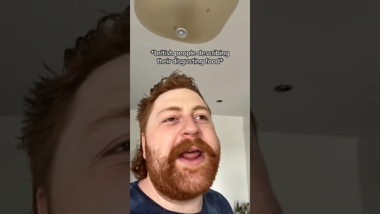 British People Describing Their Disgusting Food #UK #Shorts