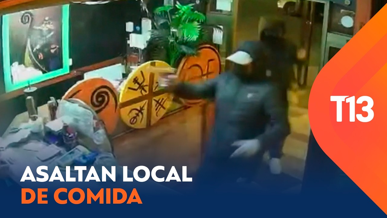 Violento asalto a local de comida: le robaron a dueño y clientes