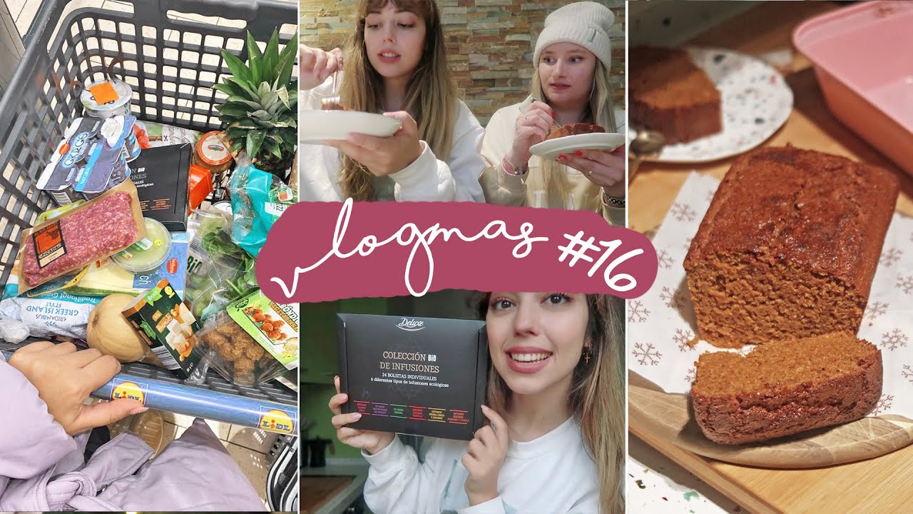 VLOGMAS 16 🛒 l Compra saludable en Lidl (favs y 🎄 ) y receta del bizcocho de calabaza de Starbucks