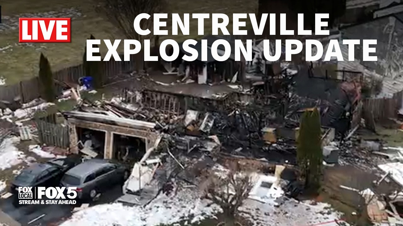 LIVE: Centreville home explosion update from NTSB, Fairfax county fire dept. | FOX 5 DC