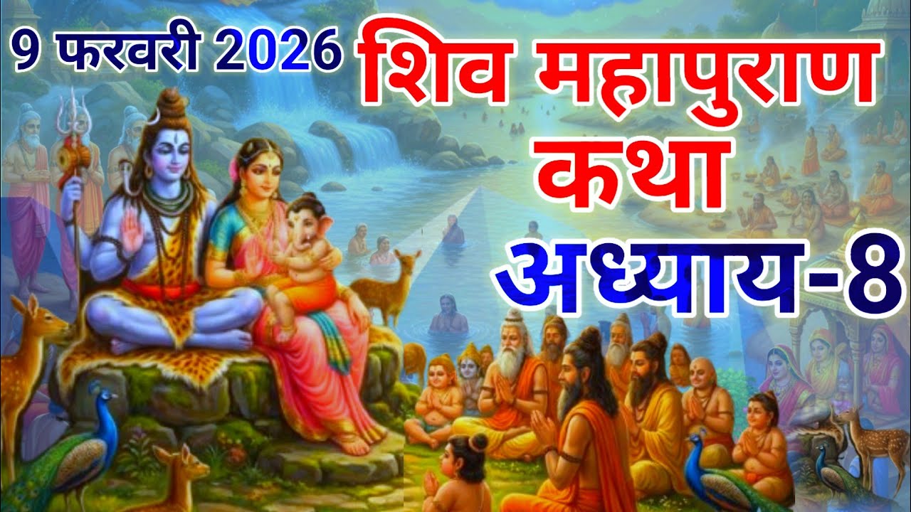 फाल्गुन मास कथा अध्याय-8 || falgun mas Katha adhyay-8 || falgun mas me sune Shiv mahapuran ki katha