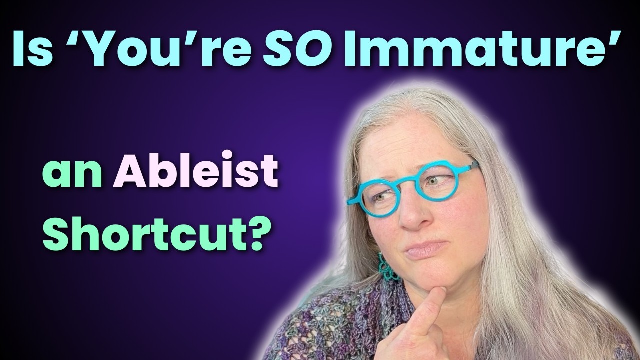 Who Decided What “Mature” Looks Like? A Neurodivergent Take on Joy, Cringe, and Ableism