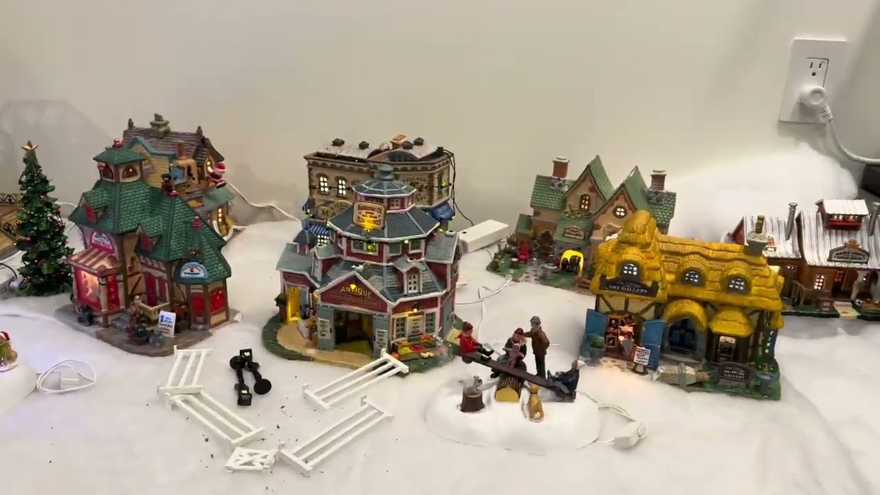 Cùng vào xem mình xây làng Giáng sinh như thế nào nha,How we build Christmas village 2025
