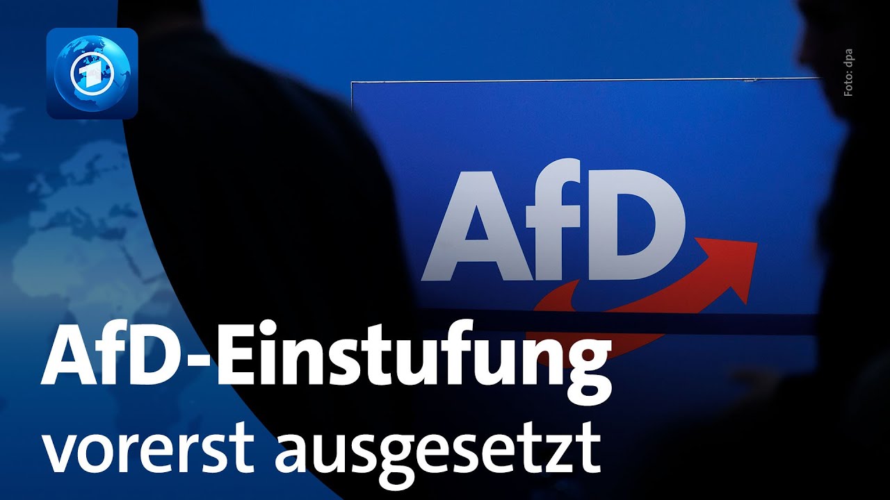 &bdquo;Gesichert rechtsextremistisch&ldquo;: Verfassungsschutz setzt AfD-Einstufung vorerst aus