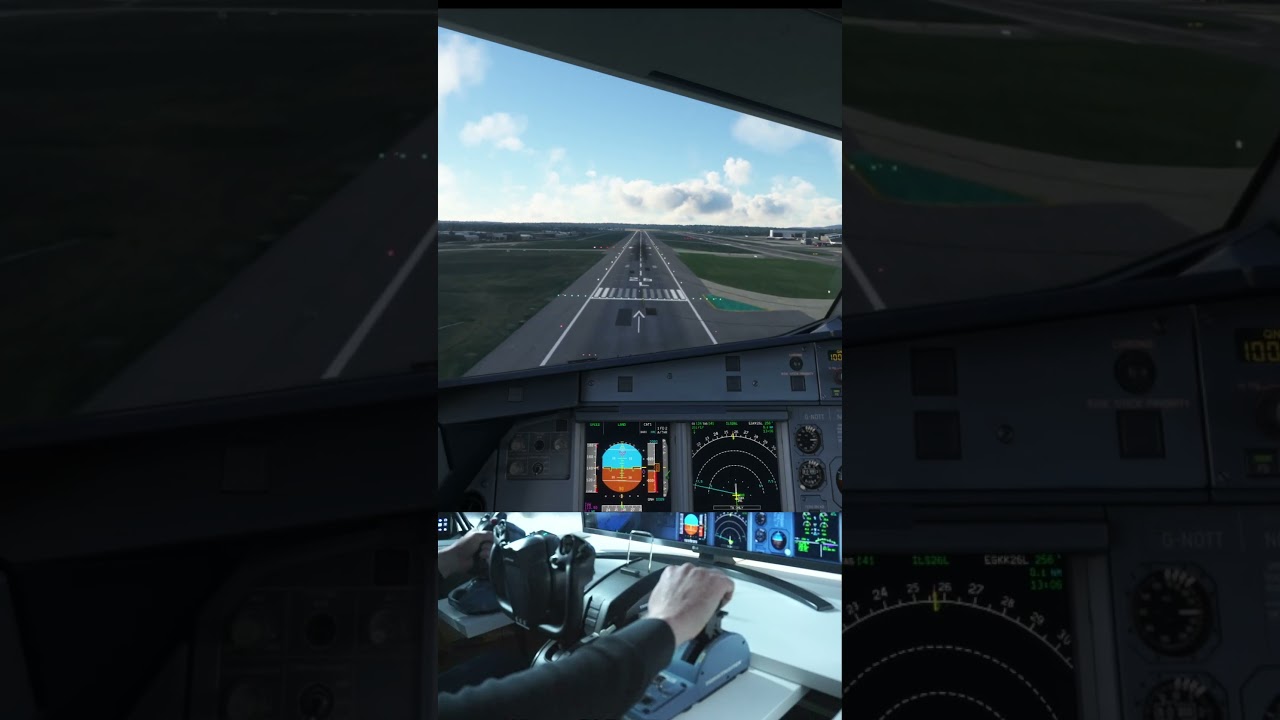 &laquo;Вот это да&raquo; &mdash; Fenix ​​A320 приземляется в Гатвике (EGKK) &mdash; MSFS 2020 #авиация #msfs2020 #boeing737