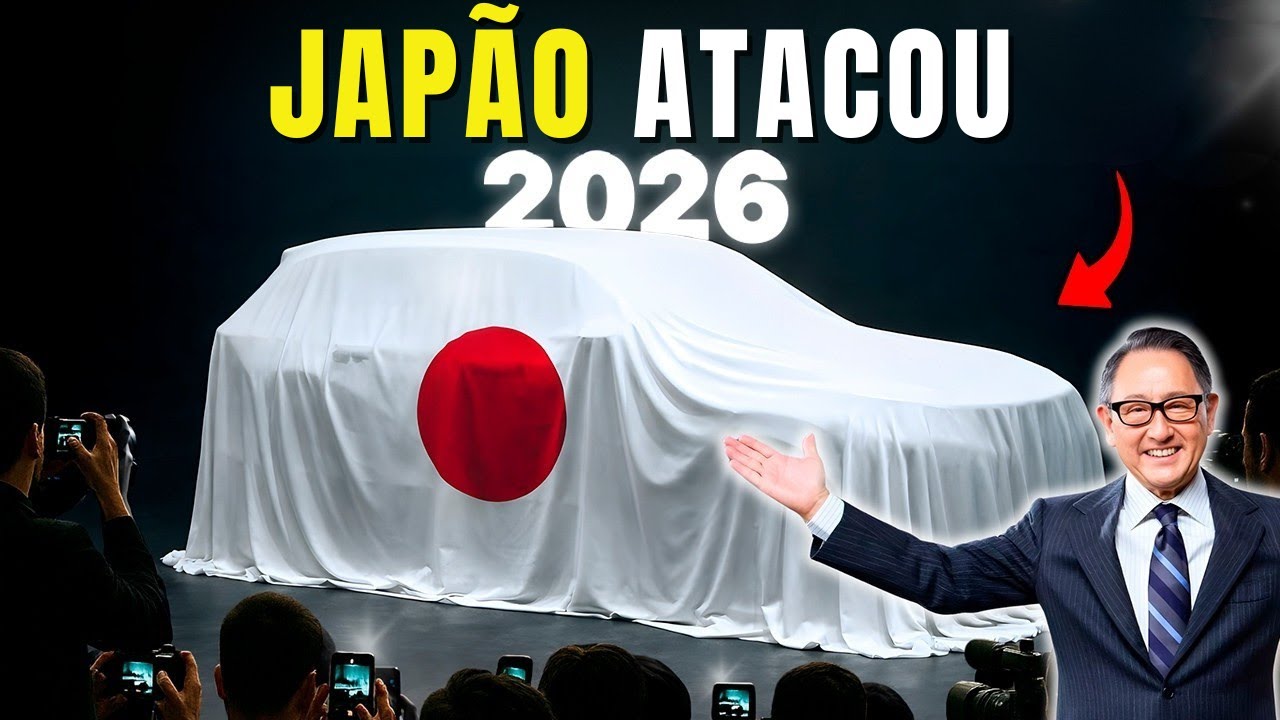 CONFIRMADO! O Japão já tem carros modelo dois mil e vinte e seis e está absurdo no mercado