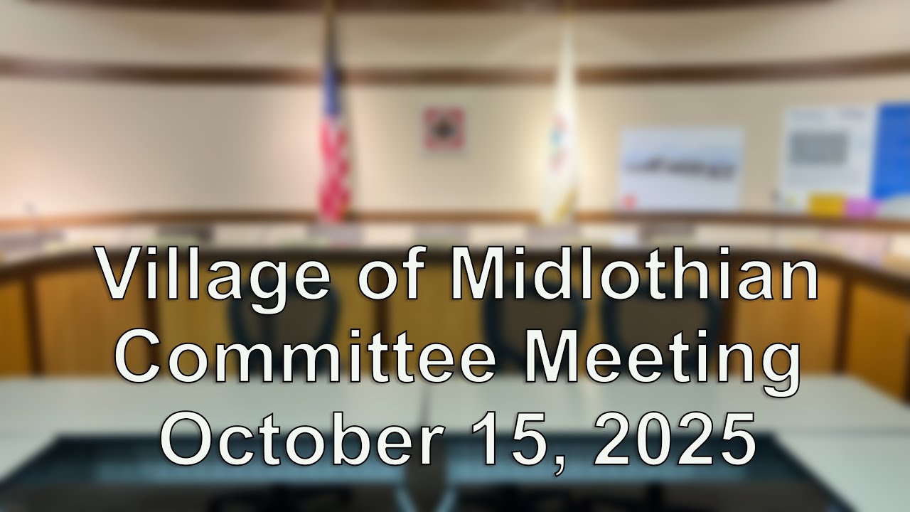 Village of Midlothian - Committee Meeting on October 15, 2025