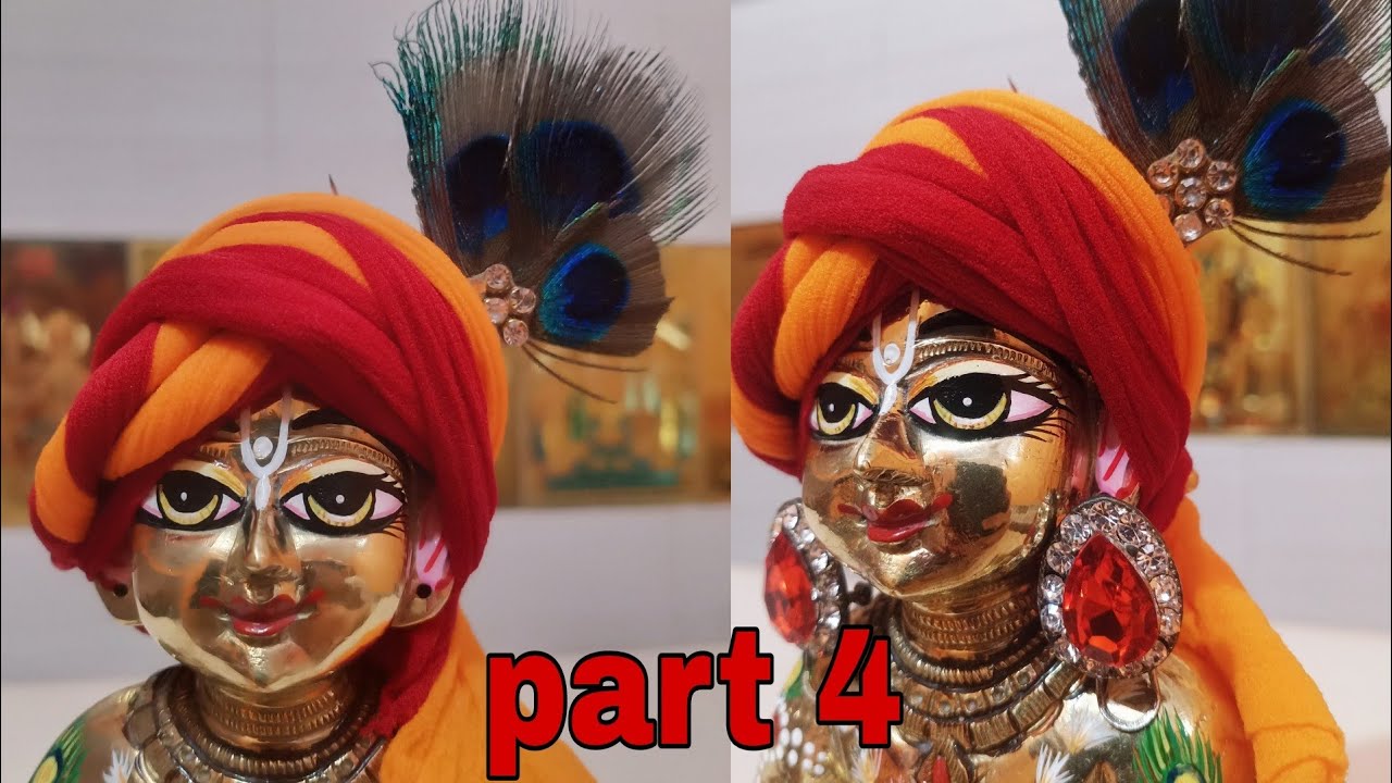 laddu gopal ko simple pagdi kaise bandhe