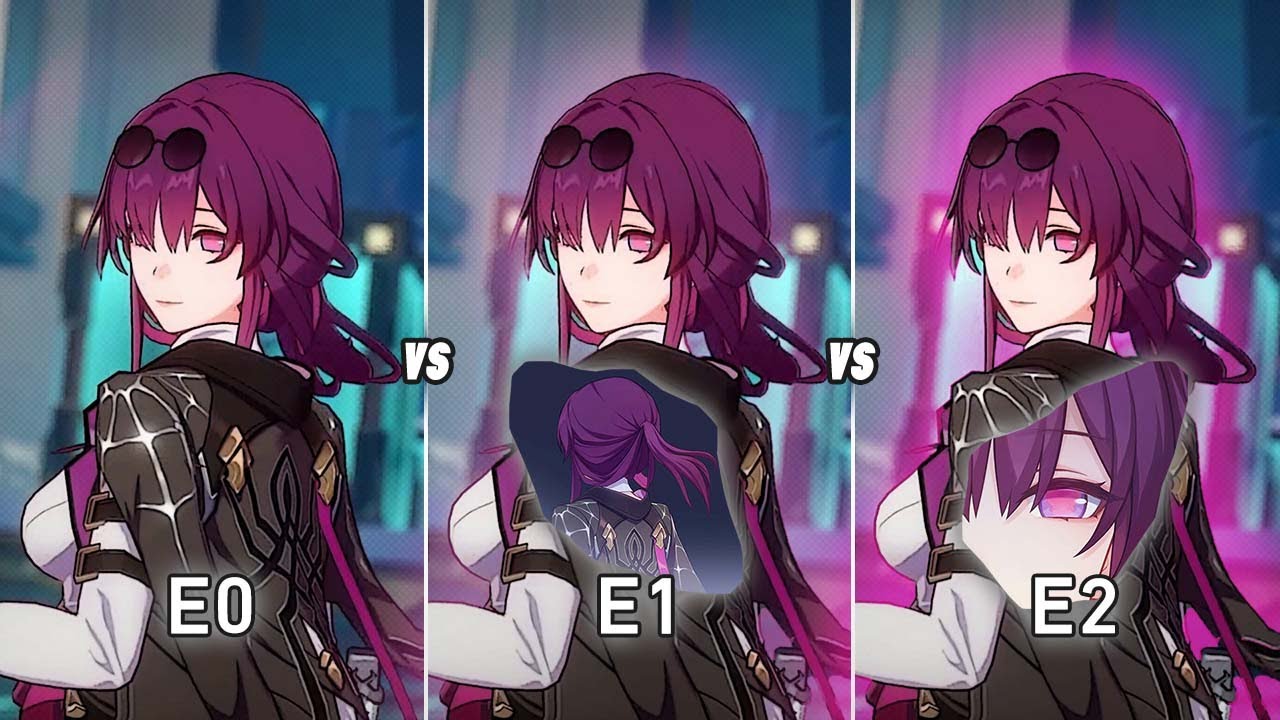 Kafka Eidolons Comparison! Eidolon 0 vs Eidolon 1 vs Eidolon 2 ?? [Honkai Star Rail]