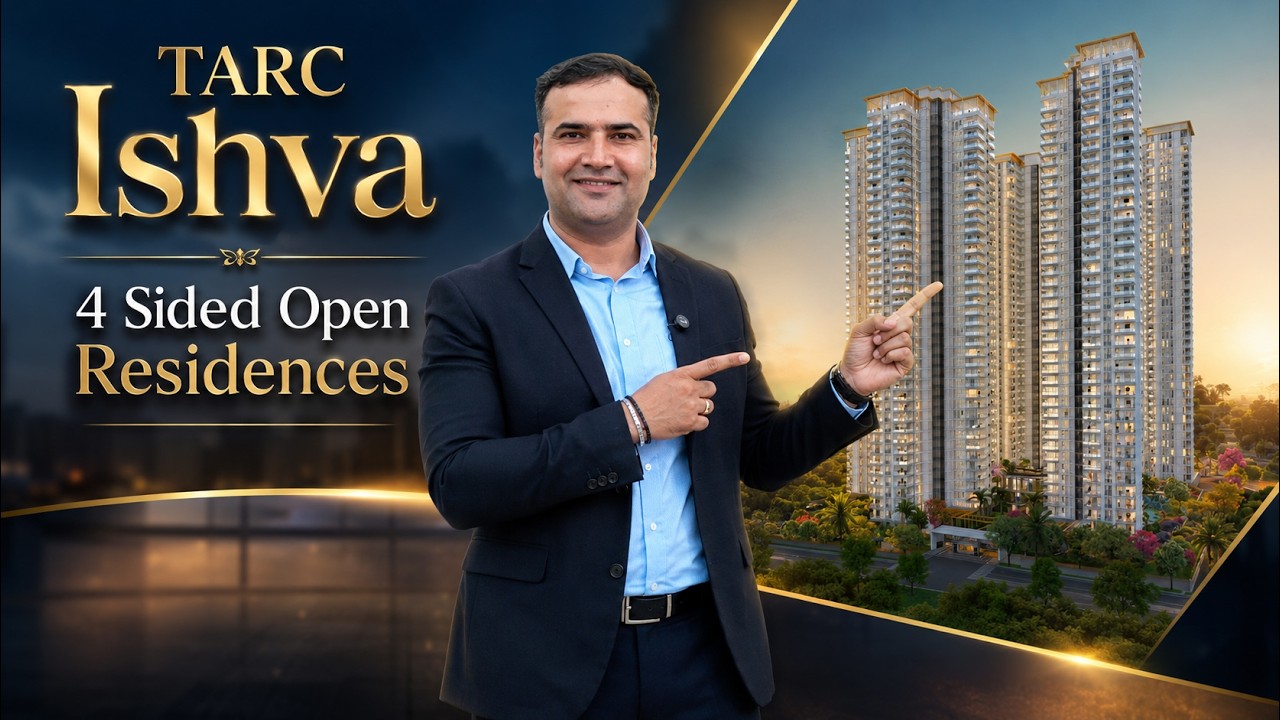 4 Side open Gurgaon&rsquo;s Most Luxurious Apartments | TARC Ishva Sector 63A | Exclusive Luxury