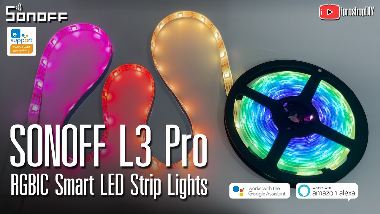 🎨SONOFF L3 Pro RGBIC Smart LED Strip Lights