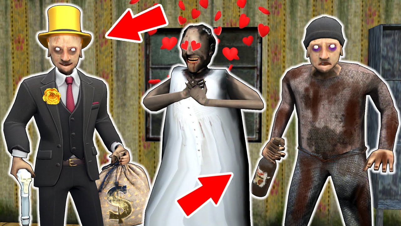 Granny loves Grandpa Rich vs Grandpa Poor - funny horror animation (60 min funny episodes)