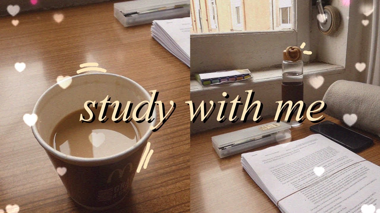 real time study with me 💘| taking myself on a (study) date