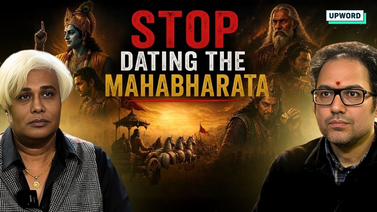Dr. Vishwa Adluri on the Mahabharata as Dharma&rsquo;s Grand Design | Upclose with Ashish Dhar
