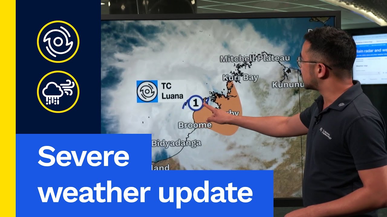 Severe Weather Update 24 January 2026: Tropical Cyclone Luana crosses the WA coast