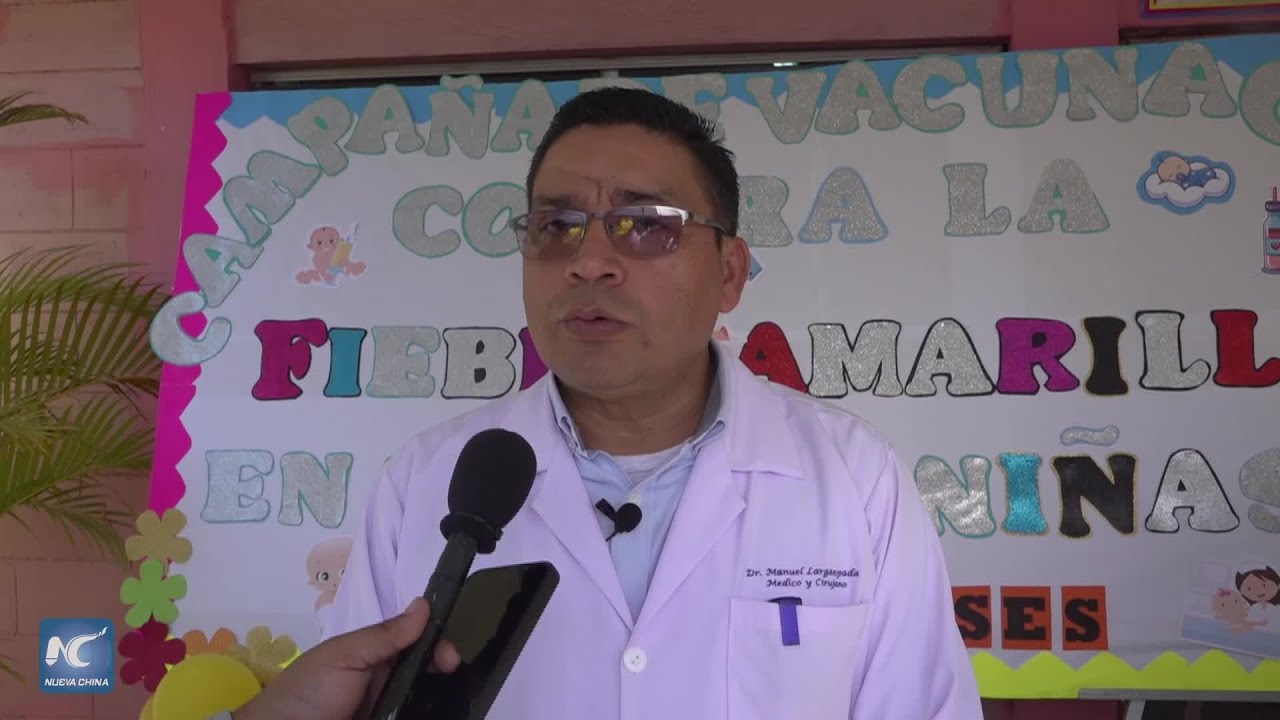 Nicaragua incorpora vacuna contra fiebre amarilla en esquema nacional de inmunización infantil