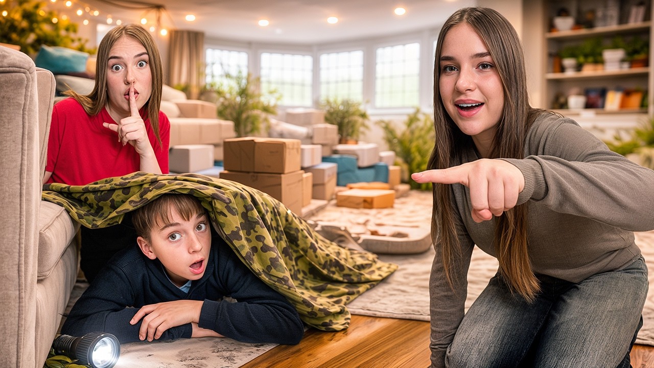 CACHE - CACHE EXTRÊME AVEC TRICHE ET OBSTACLES ! ILS ONT TRANSFORMÉ LA MAISON EN LABYRINTHE !