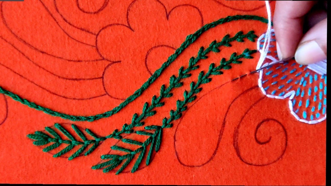 New hand embroidery so attractive nakshi kantha design stitch,নকশীকাঁথা নকশার অসম্ভব সুন্দর সেলাই