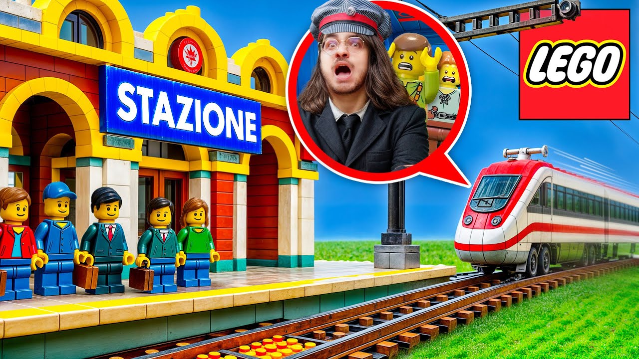COSTRUISCO LA CITTÀ LEGO PIÙ GRANDE D'ITALIA - Ep. 13 Stazione dei treni