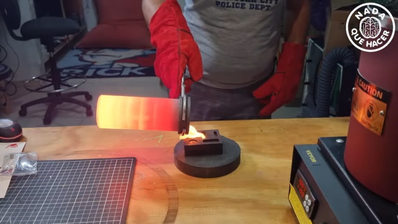 Mi nuevo horno para fundir metal es una locura! |NQH