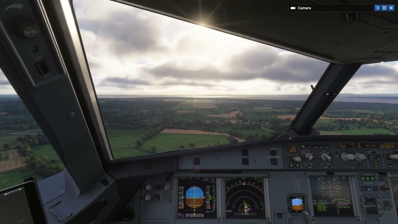 EGAA landing - Fenix a320 - FS2024