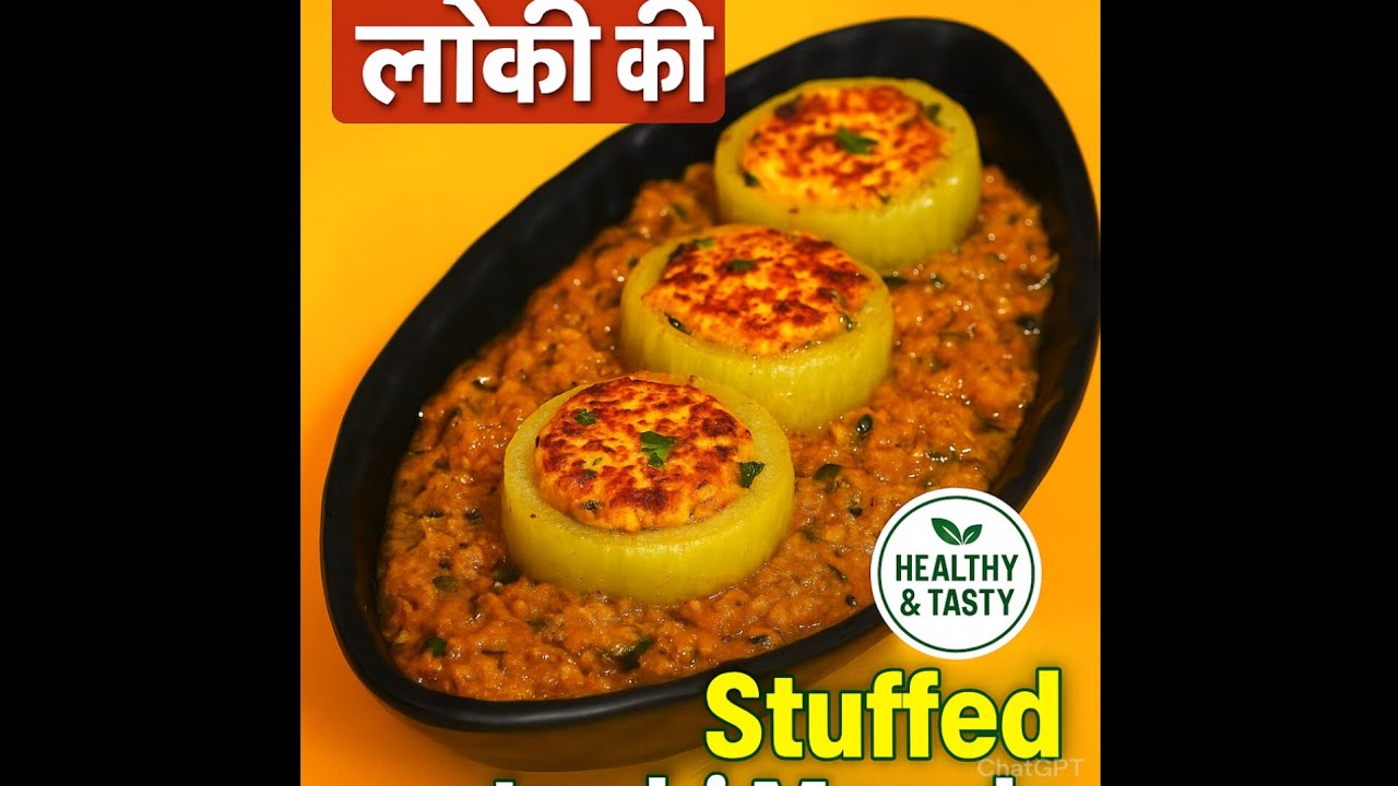 👉 “Stuffed Lauki Masala Recipe | भरवा लौकी की सब्ज़ी | Healthy & Tasty Lauki Sabzi #StuffedLauki 