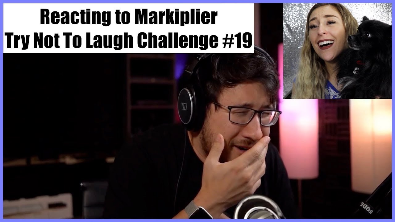 Reacting to Markiplier Try Not To Laugh Challenge #19