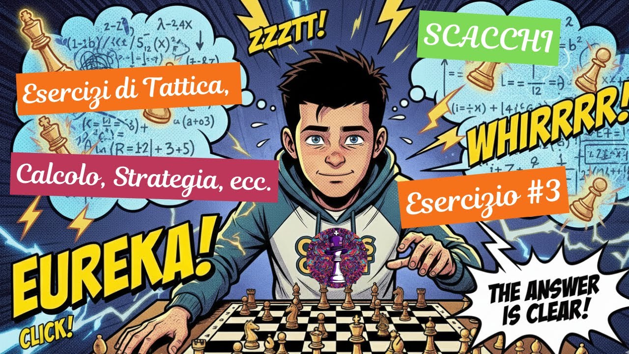 CALCOLA COME UN MAESTRO! 🧠 Esercizio#3 di Tattica, Calcolo, Strategia, etc. Risolviamolo Insieme! 🚀
