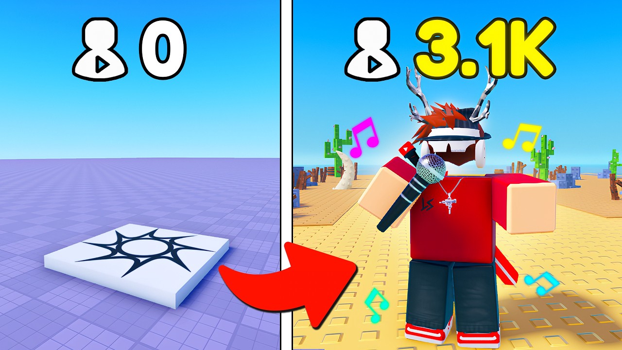Создаём вирусную игру с пением в Roblox