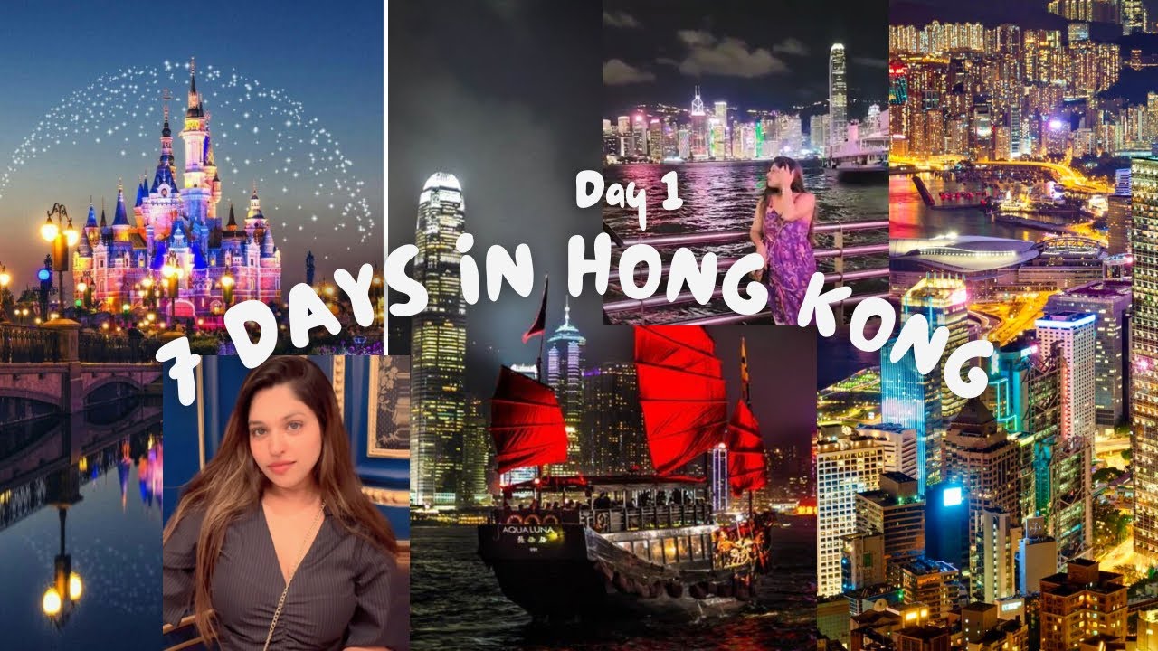 7 days in 🇭🇰 Hong Kong | Day 1 Victoria harbour | itenary for Hong Kong & Macau ♥️🥰