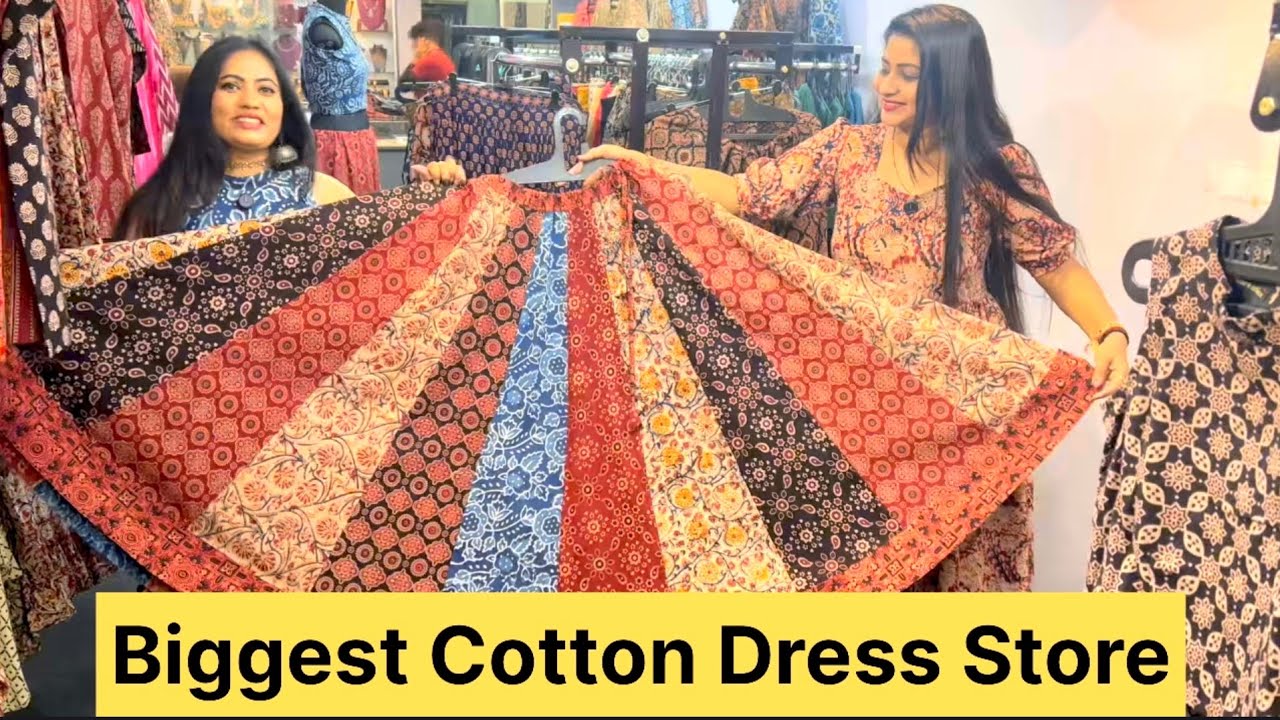 Biggest cotton Dress Shop #cottonsarees #cottondress #cottonkurti #suguna 