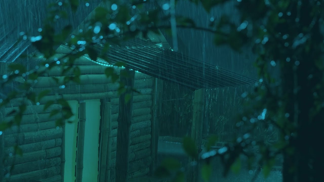 Heavy Rain Sound Therapy | Fall Asleep Quickly & Release Stress
