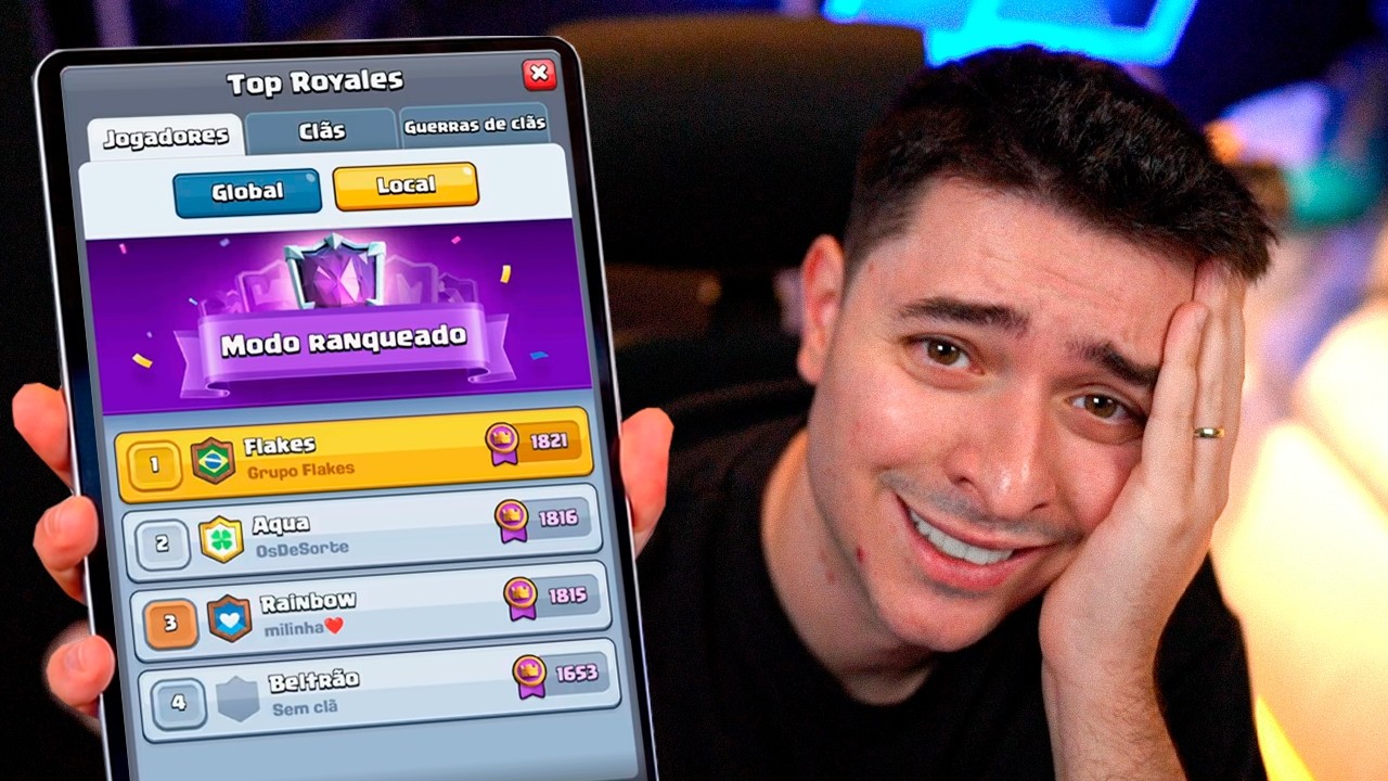 Depois de 9 anos.. VIREI TOP 1 BR DO CLASH ROYALE!