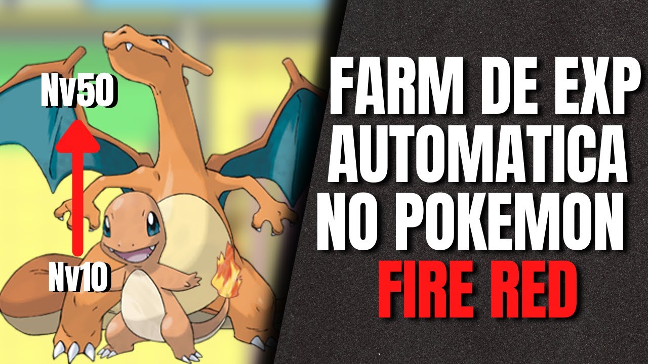 COMO UPAR OS POKEMON MAIS RÁPIDO (SEM CHEATS) NO POKEMON FIRE RED