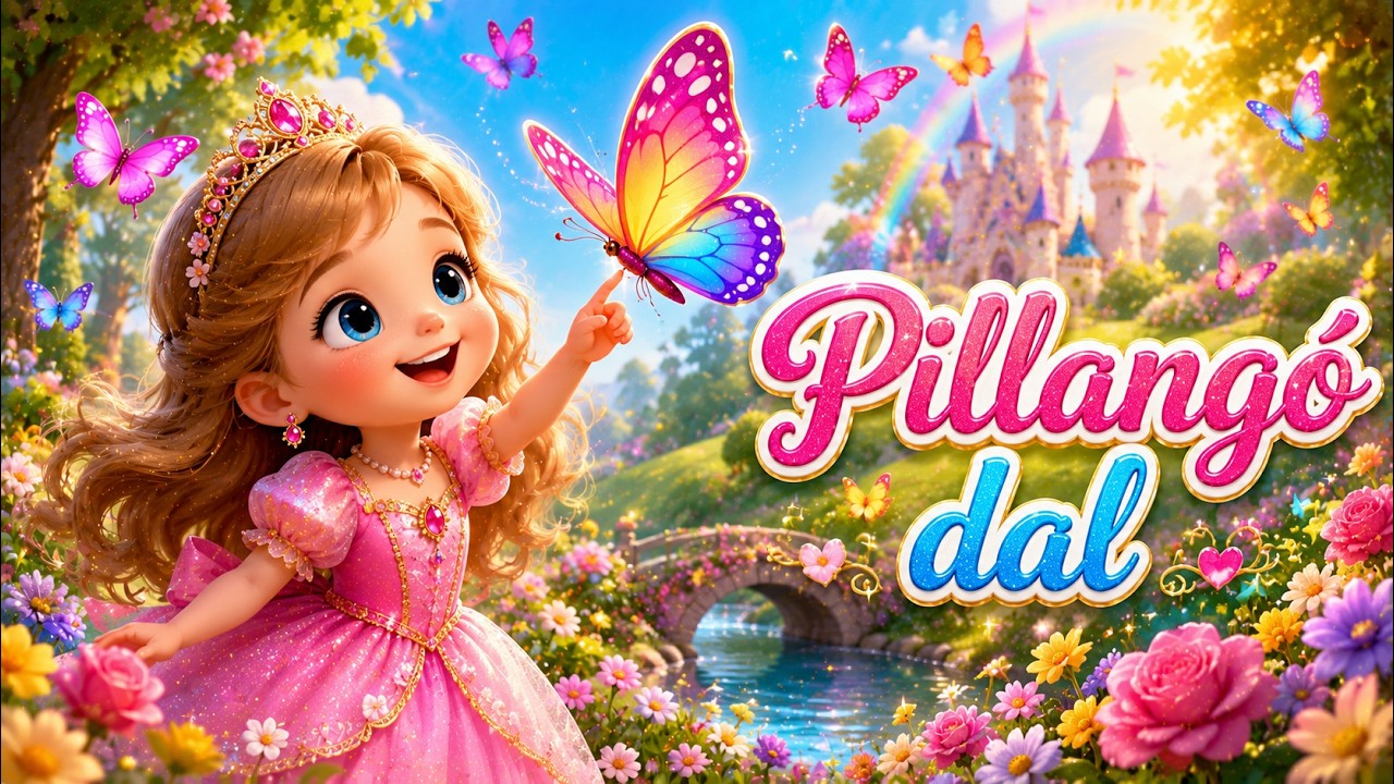 Pillang&oacute; Dal🦋 Vid&aacute;m Gyerekdalok🎵 Zen&eacute;k Gyerekeknek