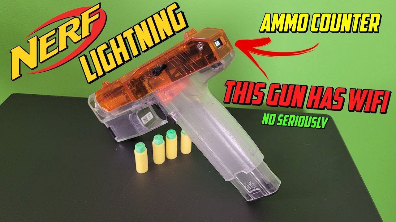The Lightning Nerf Gun Has WiFi (No, Seriously) AIT Toy 40MAX Lightning