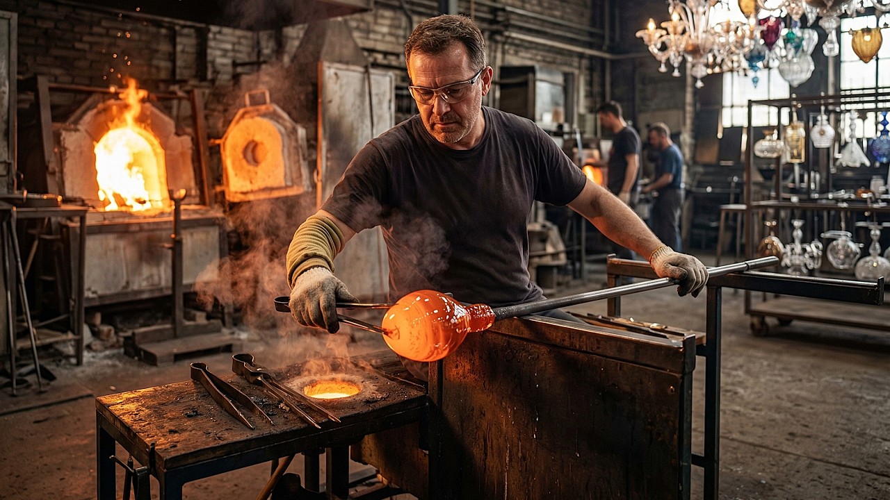 Pure Glass And Fire Therapy...  A Hypnotic Journey Into Venetian Glass Art  