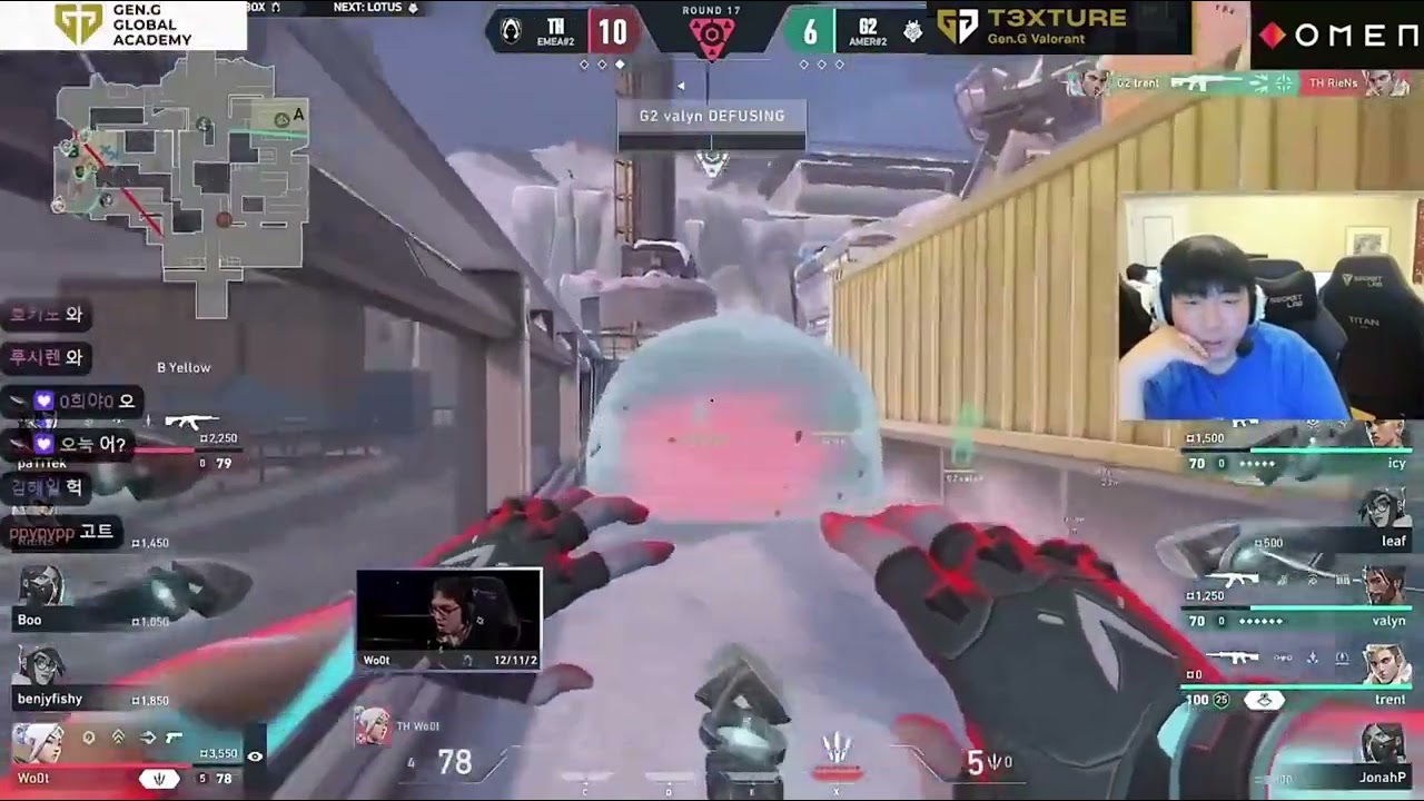 GENG Texture reacts to TH Woot's Insane 4k Jett Knives || TH vs G2 || VCT Masters shanghai