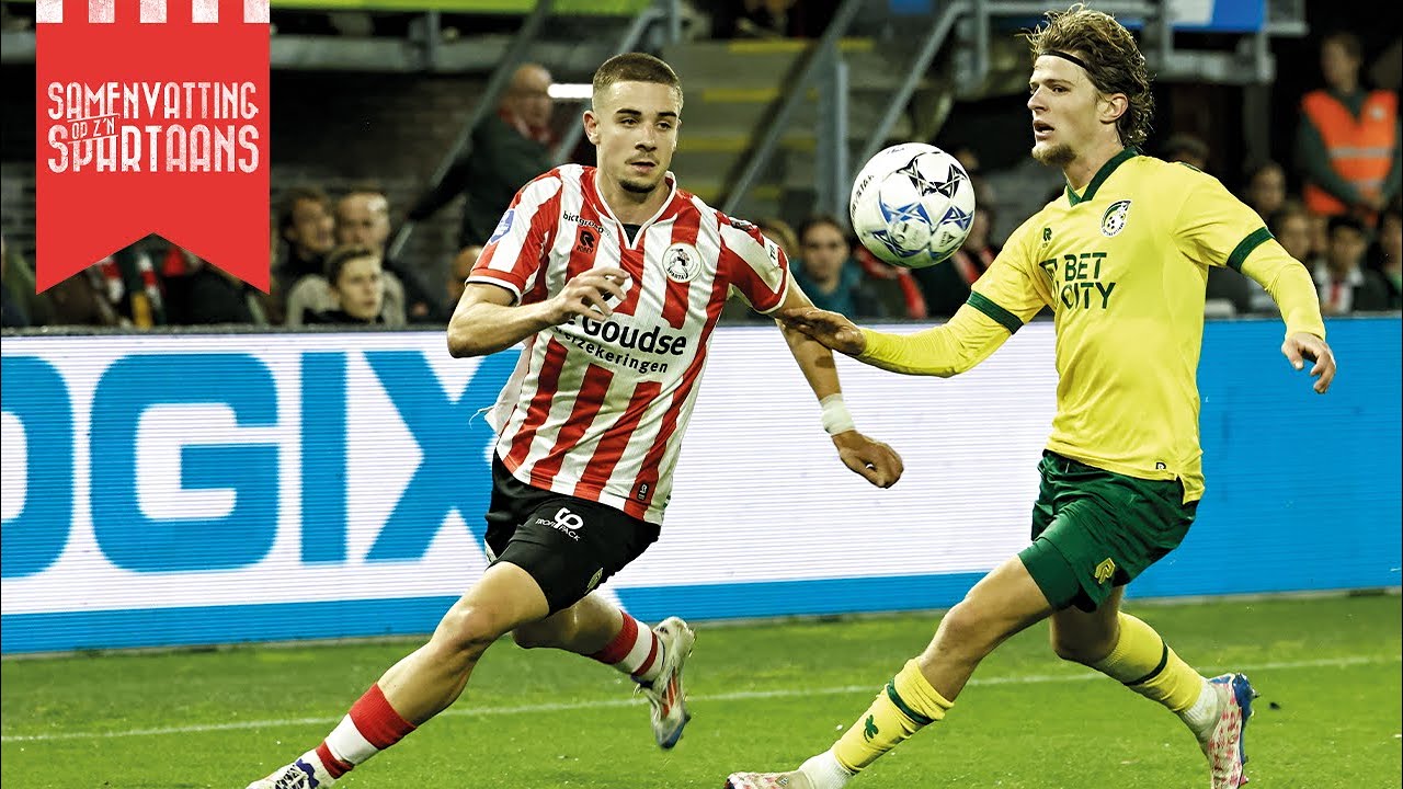 Sparta blijft steken op gelijkspel tegen Fortuna | Samenvatting Sparta Rotterdam - Fortuna Sittard