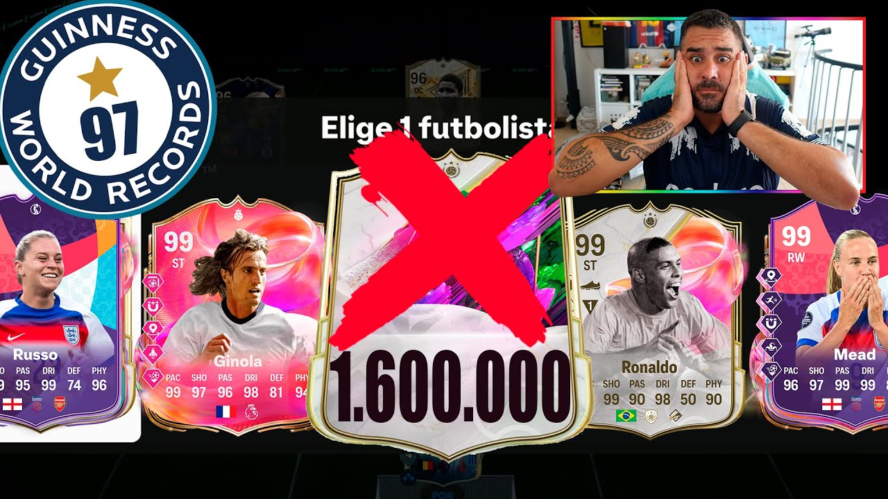 RECORD DE FUT DRAFT 97 O DESCARTO ICONO DE 1,6 MILLONES !!! #8